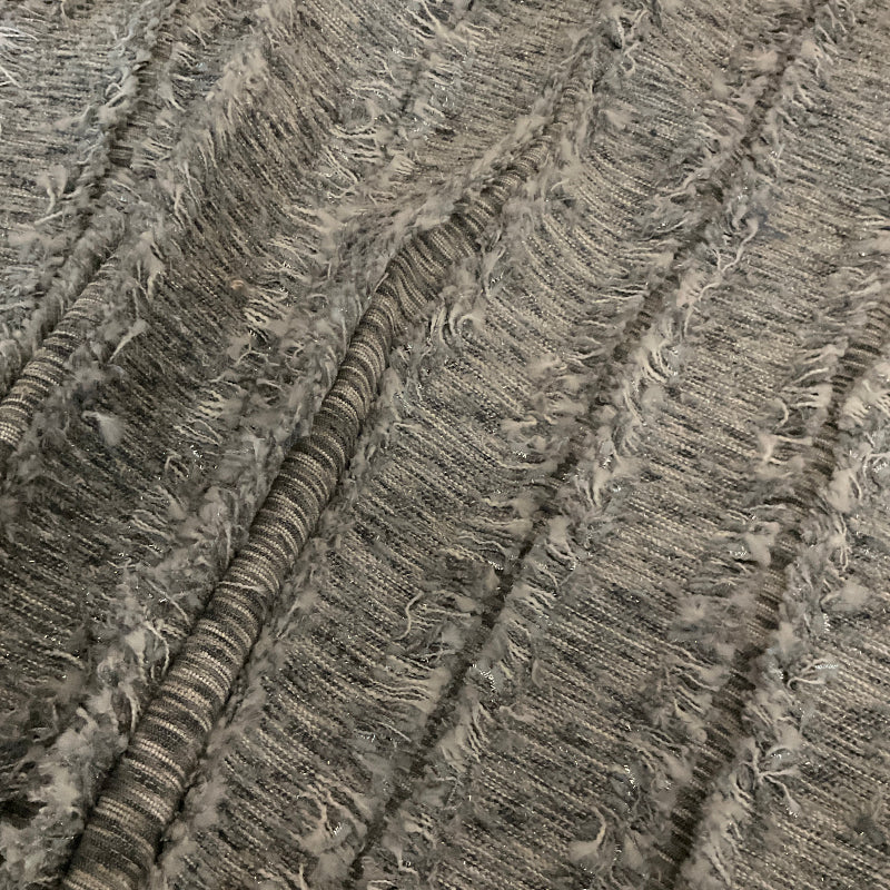 Richloom Zeiss Silver Modern Textured Upholstery Fabric