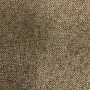 Romero Teak Brown Chenille Chevron Upholstery Fabric