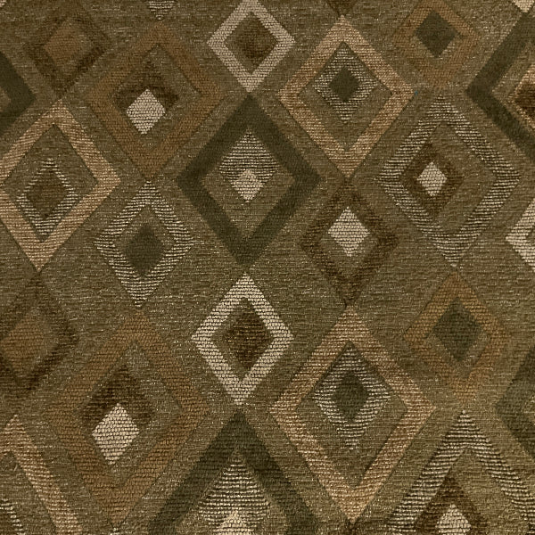 Rouge Emerald Green Diamond Chenille Upholstery Fabric