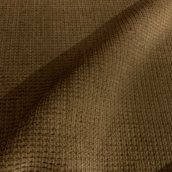 Ruckus Python Brown Textured Chenille Upholstery Fabric