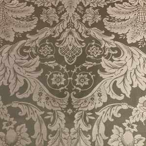 Sage Green Ivory Damask Tapestry Upholstery Fabric