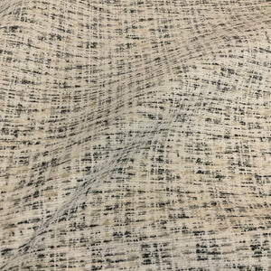 Salt and Pepper Chenille Tweed White Upholstery Fabric