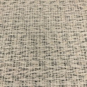 Salt and Pepper Chenille Tweed White Upholstery Fabric