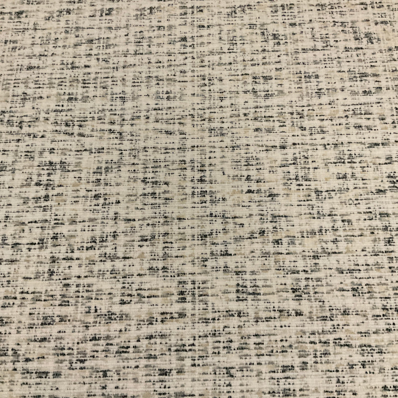 Salt and Pepper Chenille Tweed White Upholstery Fabric