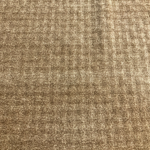 Solid Brown Chenille Check Upholstery Fabric