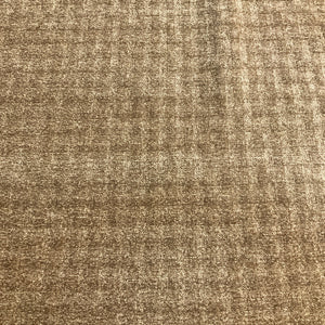 Solid Brown Chenille Check Upholstery Fabric