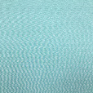 Solitude Teal Blue Herringbone Stripe Upholstery Fabric