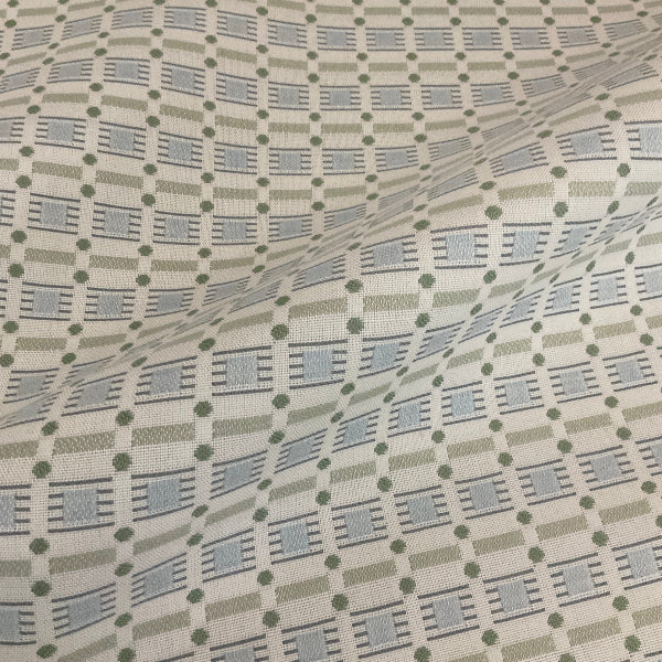 Sunbrella Agnes Meadows Blue Outdoor Upholstery Fabric