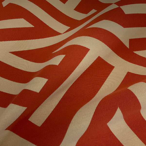 Sunbrella Angles Lipstick Red Outdoor Upholstery Fabric