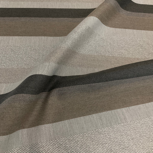 Sunbrella Anthem Stone Gray Stripe Outdoor Upholstery Fabric