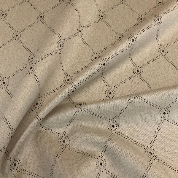 Sunbrella Arabia Cream Gray Outdoor Upholstery Fabric