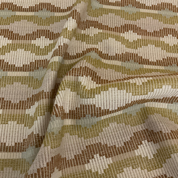 Sunbrella Beckon Maze Beige Outdoor Upholstery Fabric
