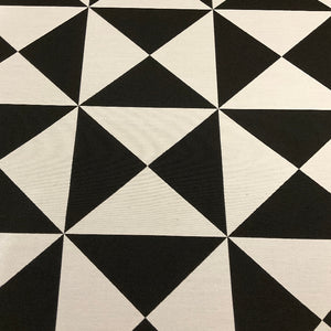 Sunbrella Cabana Bar Caviar Black White Outdoor Upholstery Fabri