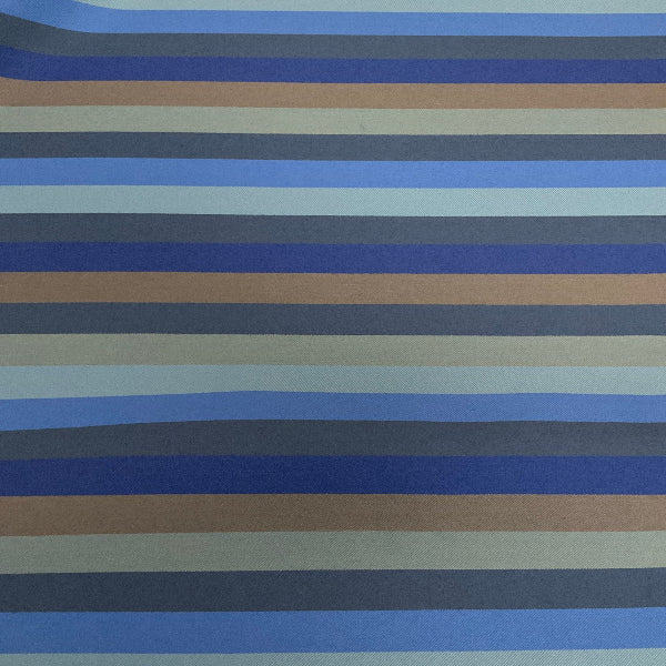 Sunbrella Cadence Regatta Blue Stripe Outdoor Upholstery Fabric