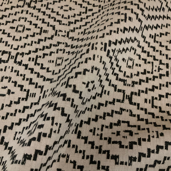 Sunbrella Capra Shadow Black Outdoor Upholstery Fabric