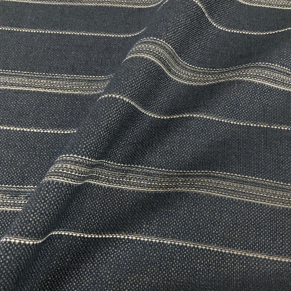 Sunbrella Cassie Indigo Blue Outdoor Upholstery Fabric