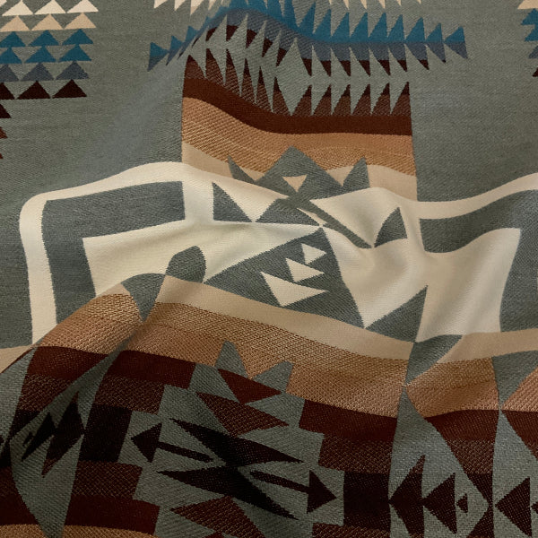 Sunbrella Cheif Joseph Aqua Pendleton Outdoor Upholstery Fabric