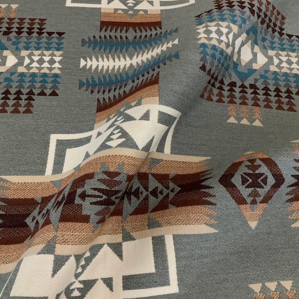 Sunbrella Cheif Joseph II Aqua Pendleton Outdoor Upholstery Fabric