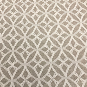 Sunbrella Circle Lattice Shale Gray Outdoor Upholstery Fabric