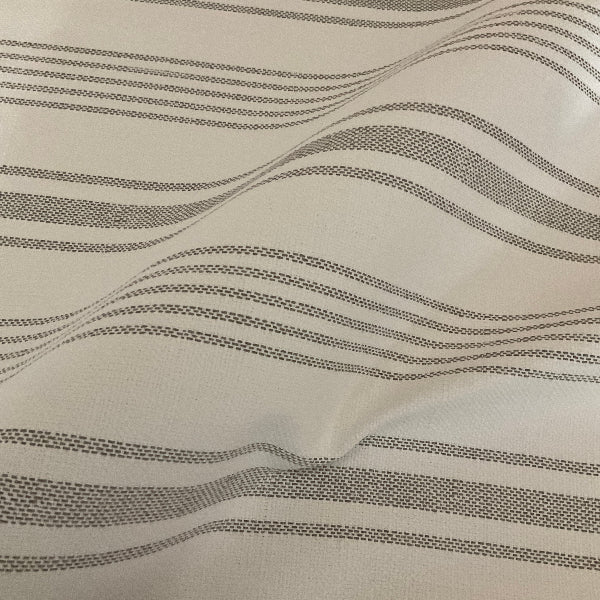 Sunbrella Cross Country Taupe Stripe Outdoor Upholstery Fabric