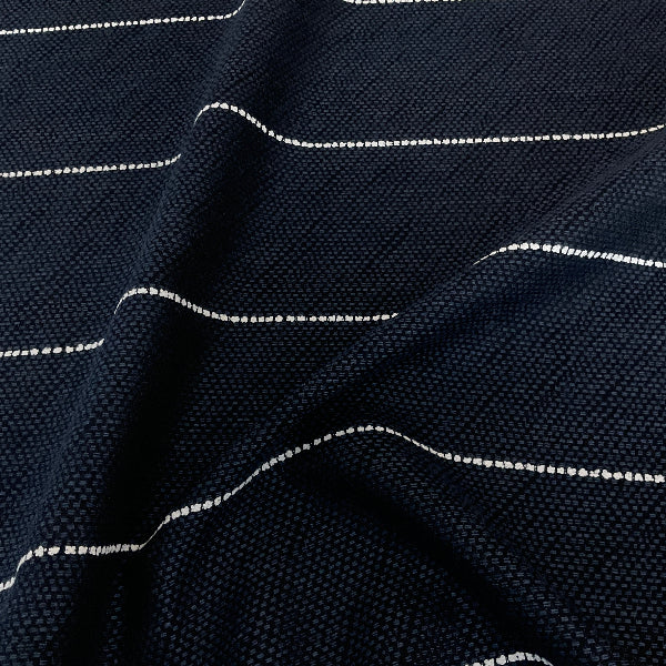 Sunbrella Diaz Indigo Blue Stripe Outdoor Upholstery Fabric