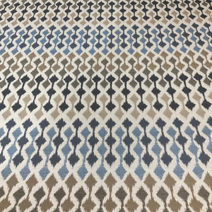 Sunbrella Divide Ocean Blue Outdoor Upholstery Fabric