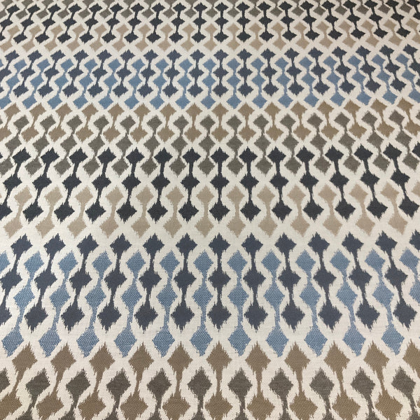 Sunbrella Divide Ocean Blue Outdoor Upholstery Fabric