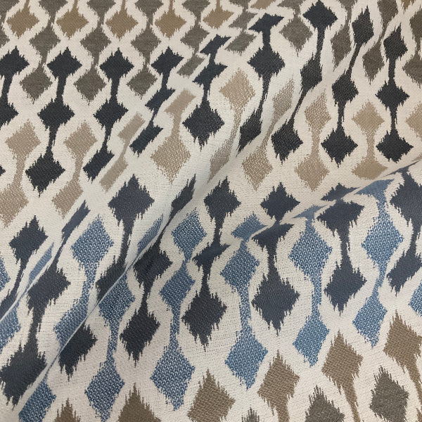 Sunbrella Divide Ocean Blue Outdoor Upholstery Fabric