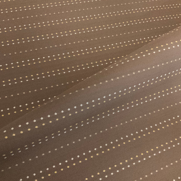 Sunbrella Dots Great Mocha Brown Outdoor Upholstery Fabric
