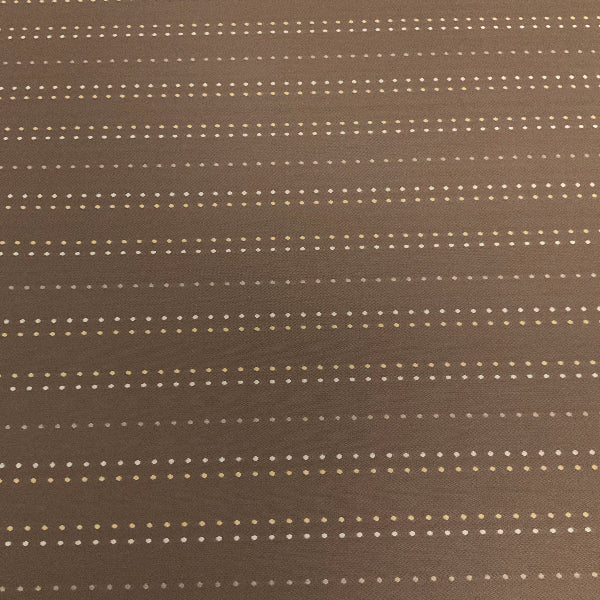 Sunbrella Dots Great Mocha Brown Outdoor Upholstery Fabric