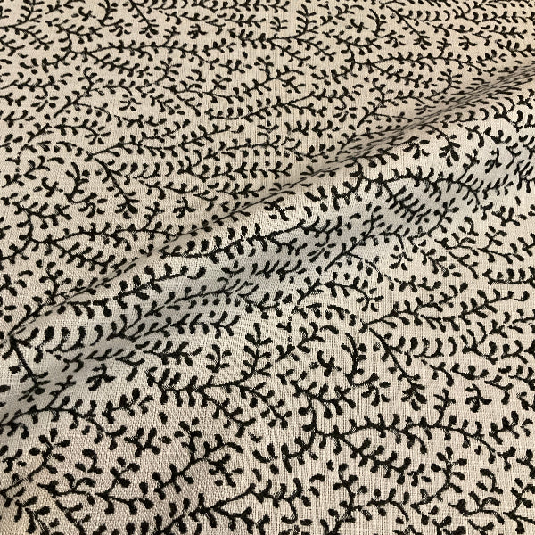 Sunbrella Eberly Onyx Black Outdoor Upholstery Fabric