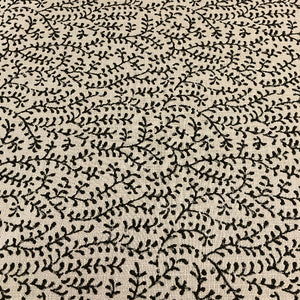 Sunbrella Eberly Onyx Black Outdoor Upholstery Fabric