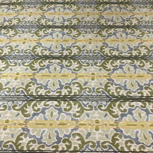 Sunbrella Elegant Ikat Meadow Green Outdoor Upholstery Fabric