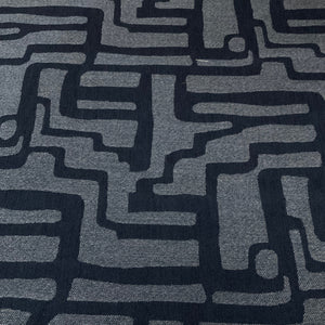 Sunbrella Escher Indigo Blue Outdoor Upholstery Fabric