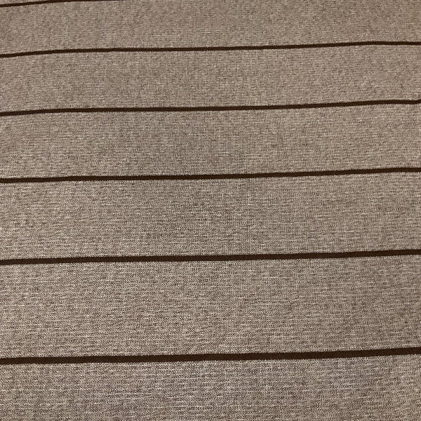Sunbrella Extension Birch Stripe Brown Outdoor Upholstery Fabric