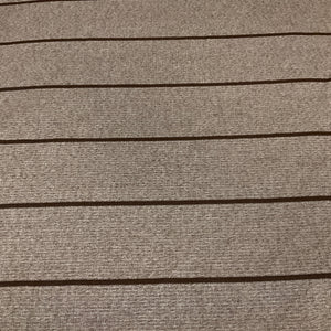 Sunbrella Extension Birch Stripe Brown Outdoor Upholstery Fabric