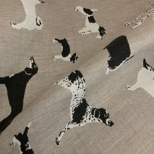 Sunbrella Fetch Bone Gray Outdoor Upholstery Fabric