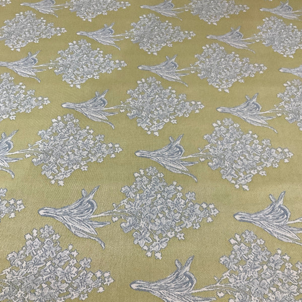 Sunbrella Floral Cluster Spring Green Outdoor Upholstery Fabric