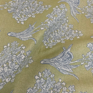 Sunbrella Floral Cluster Spring Green Outdoor Upholstery Fabric