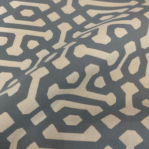 Sunbrella Fretwork Denim Blue Outdoor Upholstery Fabric
