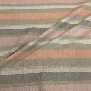 Sunbrella Fusion Glimpse Blush Pink Stripe Outdoor Upholstery Fabric