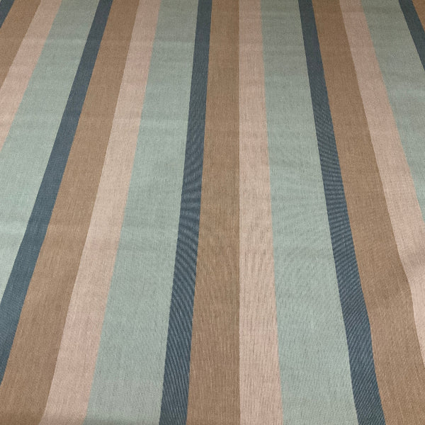 Sunbrella Gateway Mist Blue Stripe Outdoor Upholstery Fabric