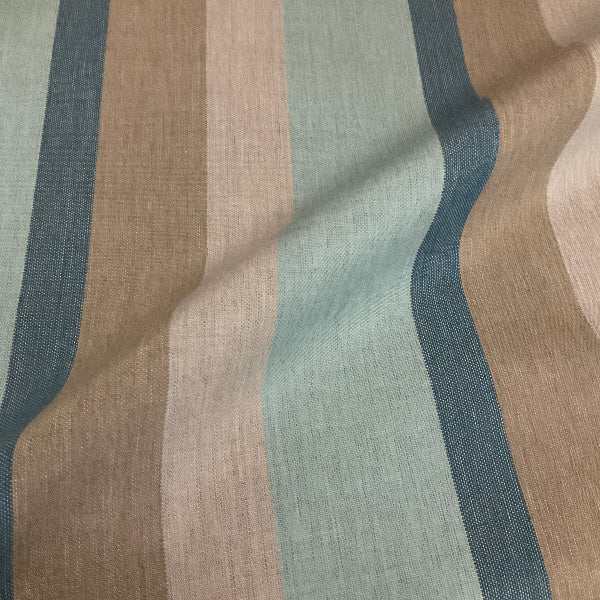 Sunbrella Gateway Mist Blue Stripe Outdoor Upholstery Fabric