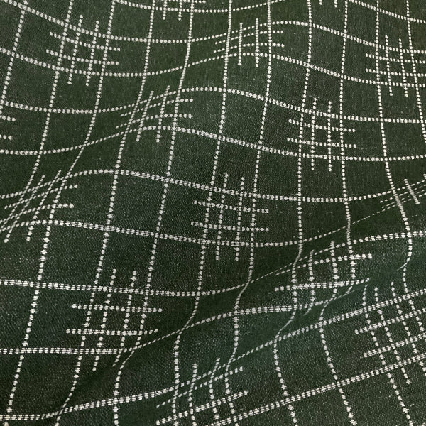 Sunbrella Gridlock Cedar Green Outdoor Upholstery Fabric