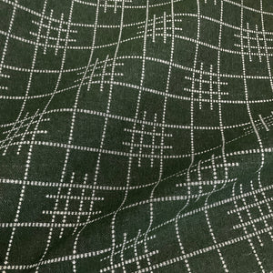 Sunbrella Gridlock Cedar Green Outdoor Upholstery Fabric