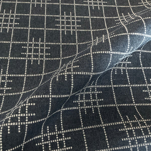 Sunbrella Gridlock Chambray Blue Outdoor Upholstery Fabric