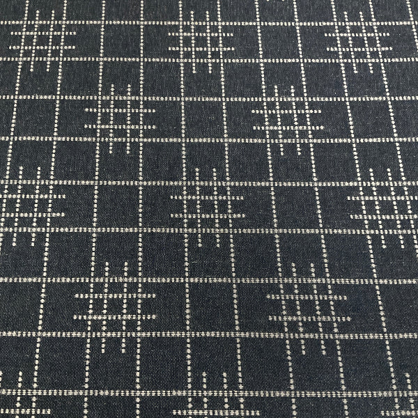 Sunbrella Gridlock Chambray Blue Outdoor Upholstery Fabric