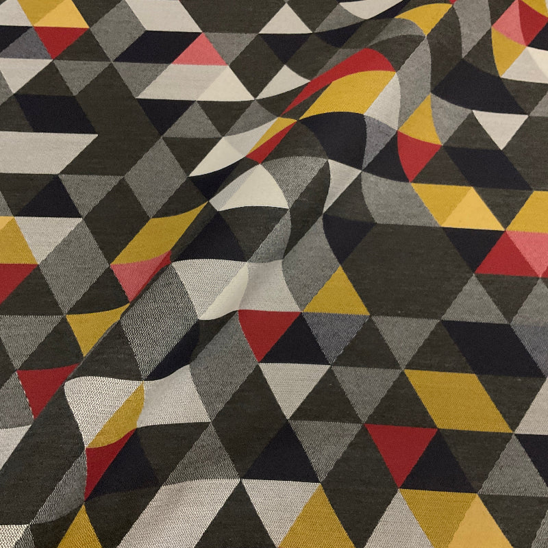 Sunbrella Hexagrid Primary Geometric Outdoor Upholstery Fabric