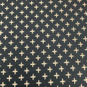  Sunbrella Ikat Cross II Denim Blue Outdoor Upholstery Fabric