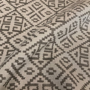 Sunbrella Imperial Ash Gray Southwest Outdoor Upholstery Fabric